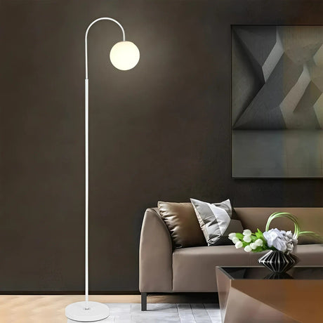 Ball Lampskärm LED Golvlampa med Modern Metallram Carvallo