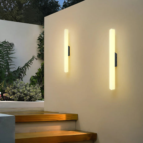 Modern nordisk utomhus LED vägglampa vattentät IP65 design Carvallo