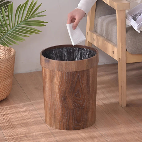NordicWood - Elegant papperskorg i trä MILA Sverige