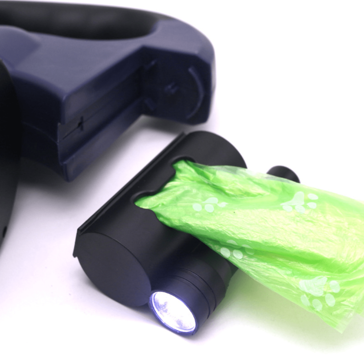 Carvallo - Dubbel hundsleash med ficklampa för inslag Carvallo