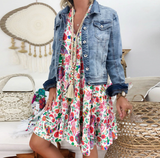 Fina Dam Klänningar Elegant Modern Design Högkvalitativt Tyg Hemnix