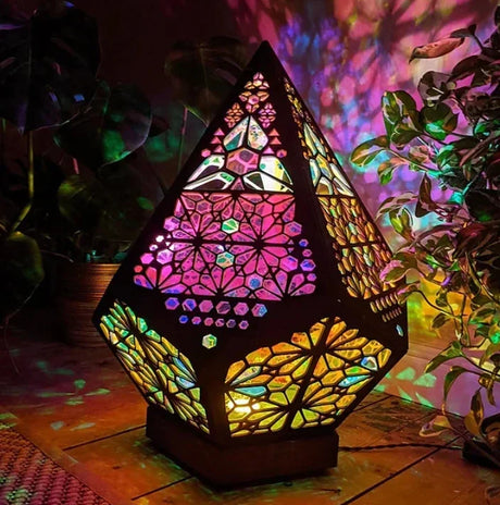 SerenGlow - Elegant orientalsk golvlampa Carvallo