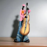 Väggkonst Resin Jazzmusiker Skulptur Carvallo