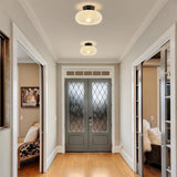 Taklampa Glas Modern Semi Flush Armatur Carvallo