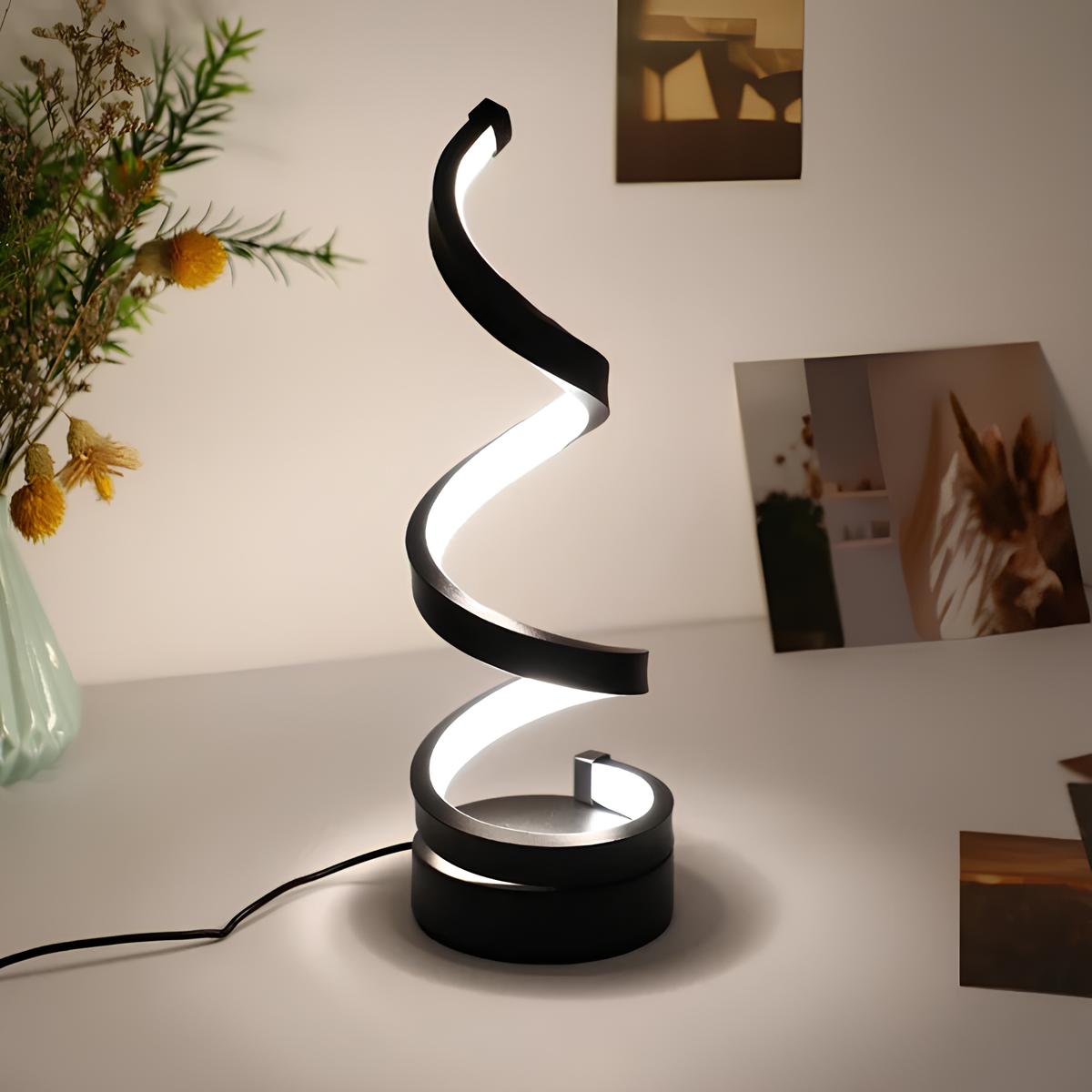 LED Bordslampa Modern Spiraldesign Carvallo