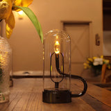 LED Bordslampa Glasdome Uppladdningsbar Lampa Carvallo