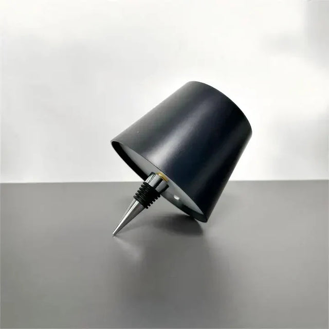 Flasklampa Metallbordslampa Carvallo