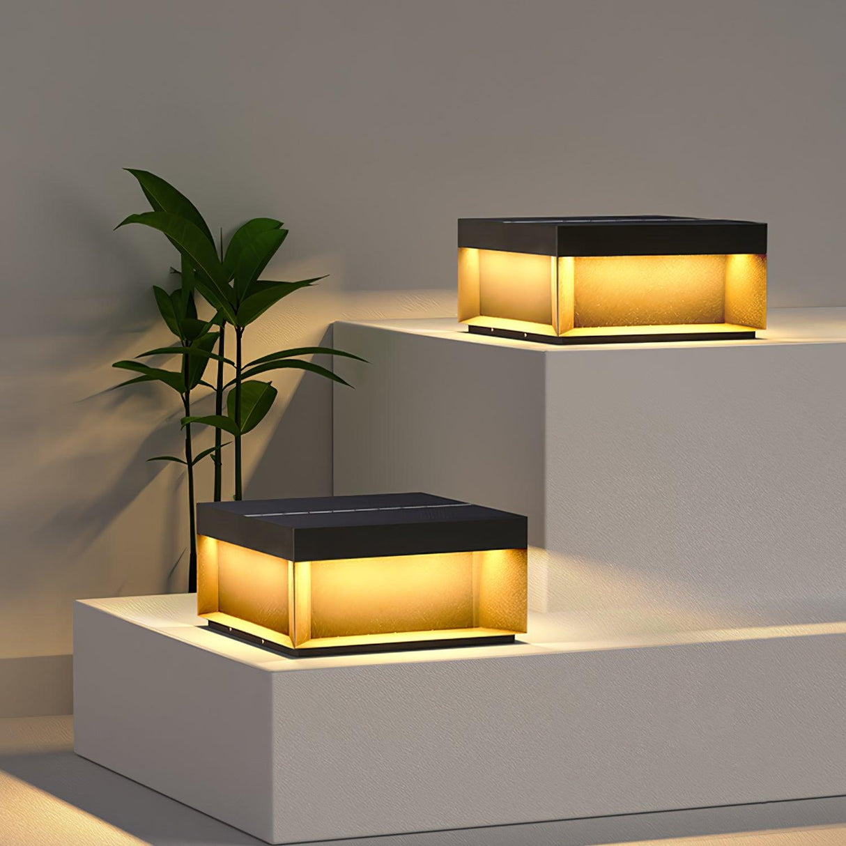 Solär Utomhus Pålampa – Vattentät Hållbar UV-beständig Design Carvallo