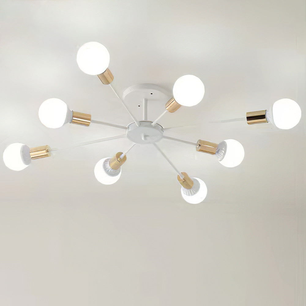 Svart Enkel Järn Multi-Huvud Krona Carvallo