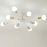 Svart Enkel Järn Multi-Huvud Krona Carvallo