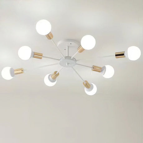 Svart Enkel Järn Multi-Huvud Krona Carvallo