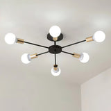 Svart Enkel Järn Multi-Huvud Krona Carvallo