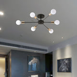 Svart Enkel Järn Multi-Huvud Krona Carvallo