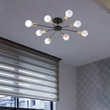 Svart Enkel Järn Multi-Huvud Krona Carvallo