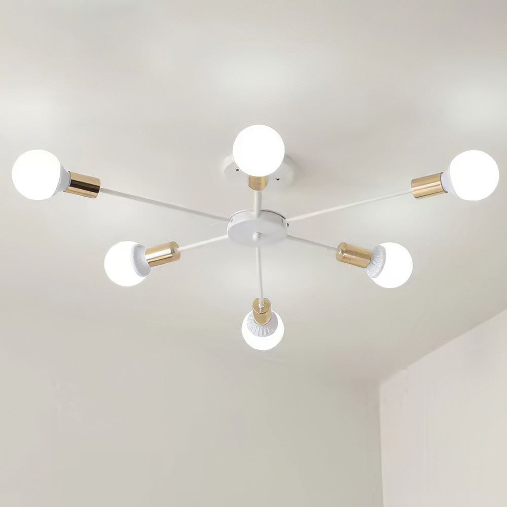 Svart Enkel Järn Multi-Huvud Krona Carvallo