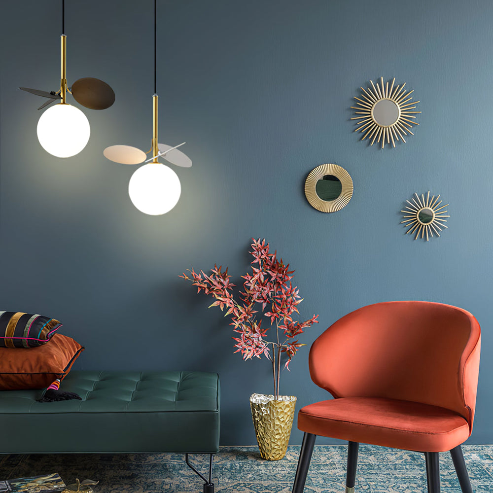 Glas Lampkjol Krona Lampa Personlighet Konst PVC Hänglampa Carvallo