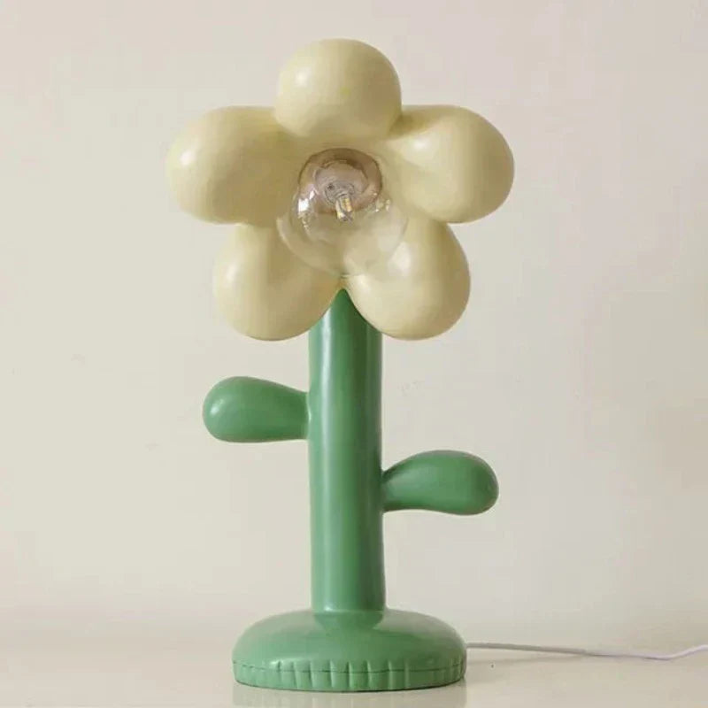 FloraGlow - Blomformad LED Bordslampa med LED-lampa – Kreativ Nattlampa Carvallo