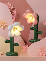 FloraGlow - Blomformad LED Bordslampa med LED-lampa – Kreativ Nattlampa Carvallo