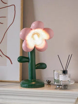 FloraGlow - Blomformad LED Bordslampa med LED-lampa – Kreativ Nattlampa Carvallo
