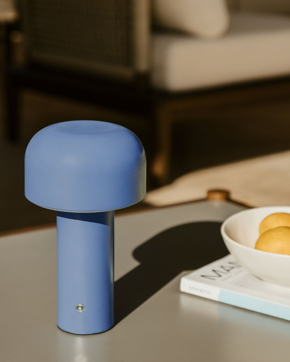 Eclipto | Sladdlös LED bordslampa - Modern design 21 cm Carvallo