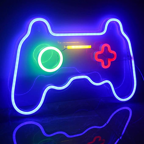 Vägglampa Neon LED Spelkontrollskylt Carvallo