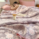 Reverie Floral Cotton Gauze Blanket Carvallo