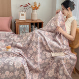 Reverie Floral Cotton Gauze Blanket Carvallo
