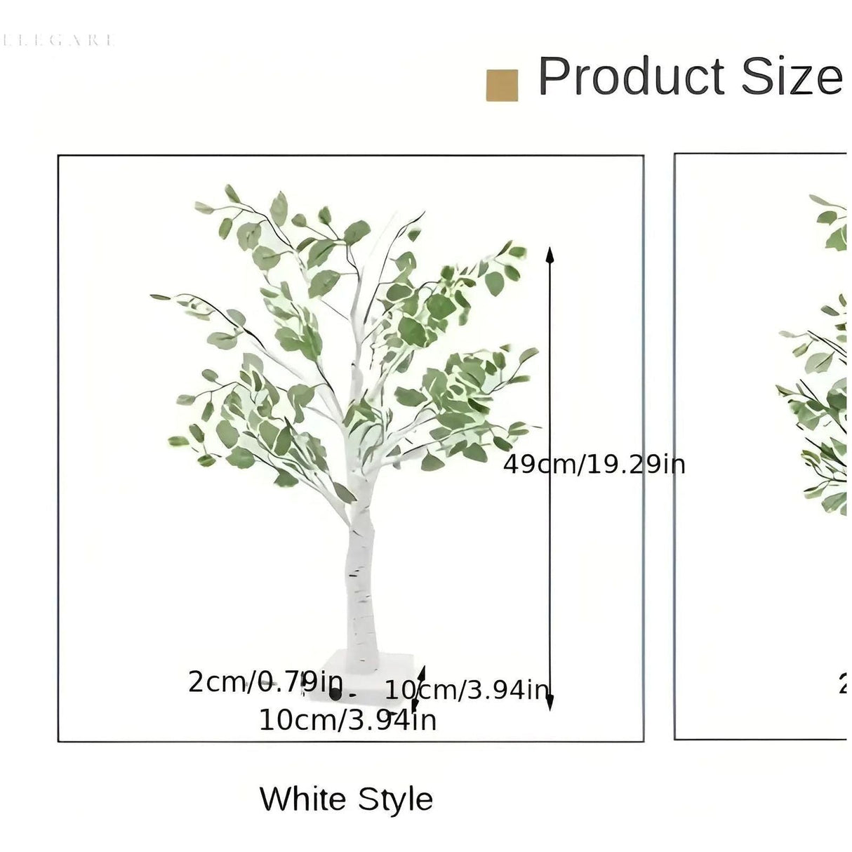 BrightTree Lampa - Lysande Träd Inredning LED Ljus Carvallo