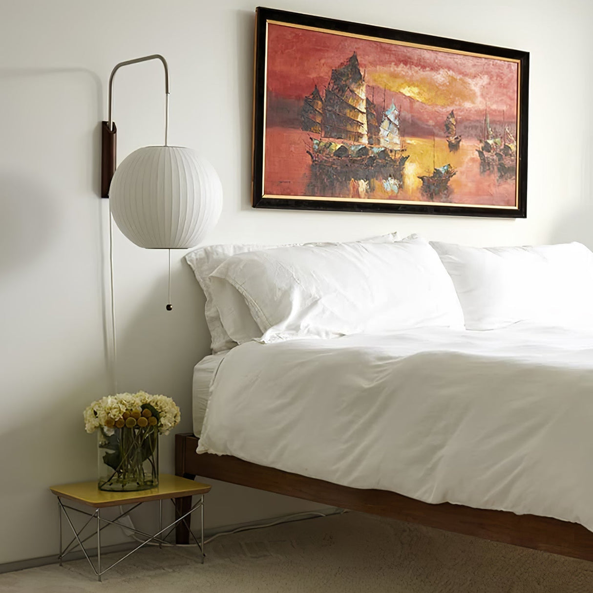 Mid-Century Nelson Vägglampa – Tidlös Designerbelysning Carvallo