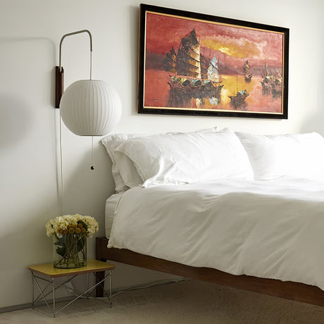 Mid-Century Nelson Vägglampa – Tidlös Designerbelysning Carvallo