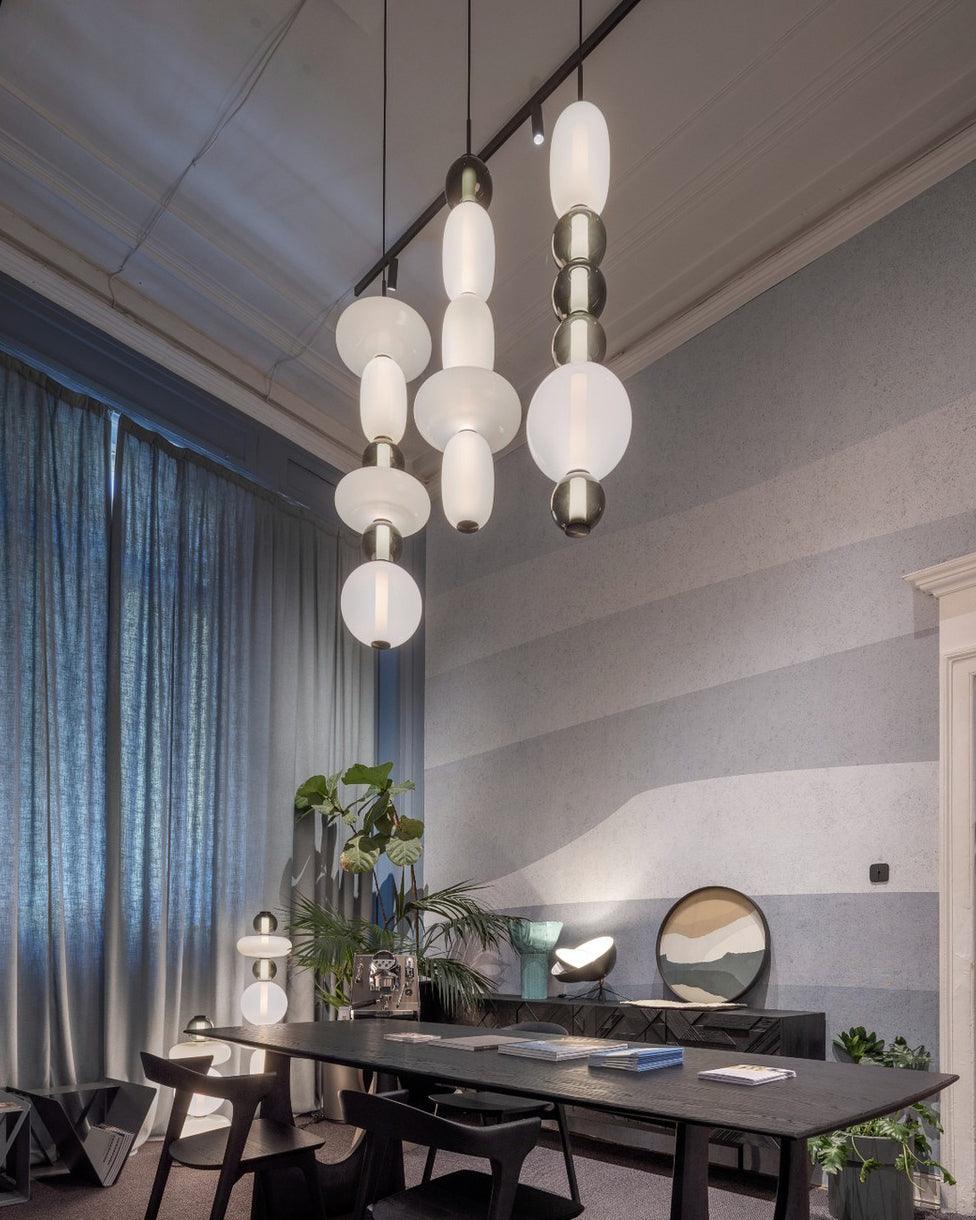 LumiSphere Light - Modern Färgat Glas LED Pendellampa Carvallo