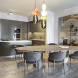 LumiSphere Light - Modern Färgat Glas LED Pendellampa Carvallo