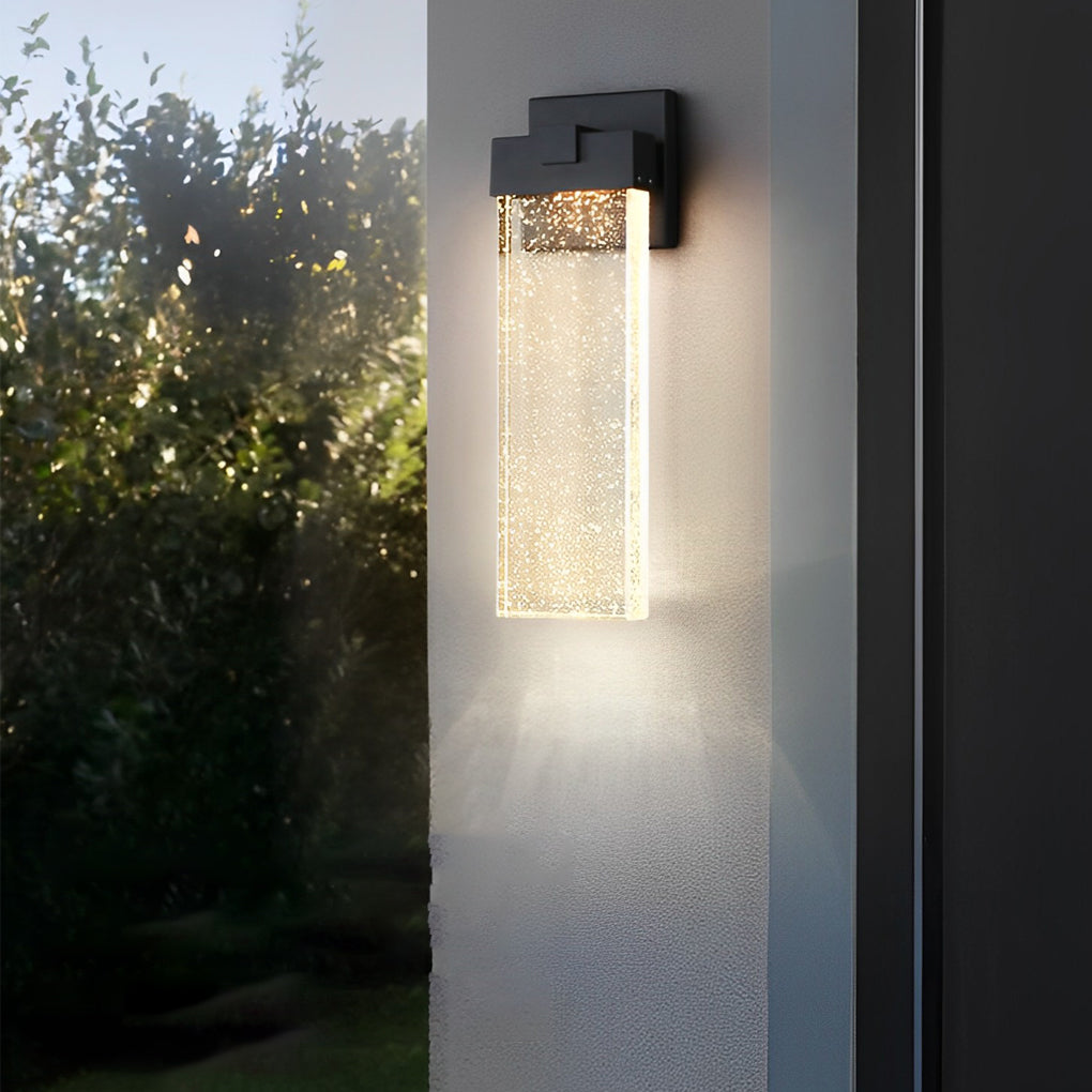 Utomhus Vägglampa Modern Kristall Vattentålig Vägglampa Carvallo
