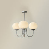 Modern Bubble Chandelier | Rosa Glas & Guld Finish | 19.69" Pendellampa | Stilfull Hem Accent Carvallo