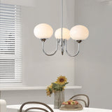 Modern Bubble Chandelier | Rosa Glas & Guld Finish | 19.69" Pendellampa | Stilfull Hem Accent Carvallo