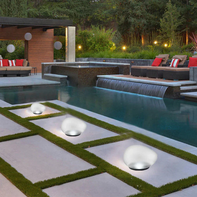 EcoPebble - Solenergi Kiselstenlampa Carvallo