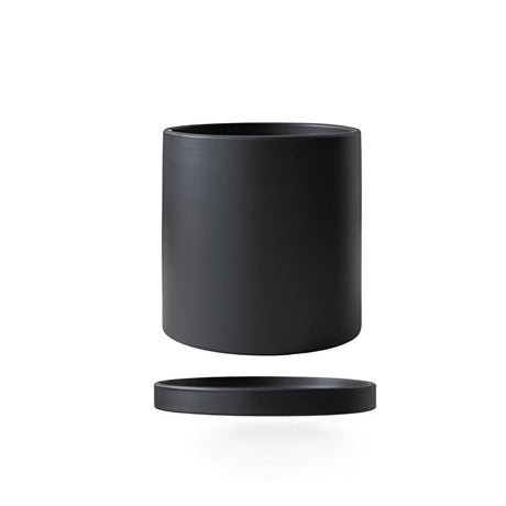 Färgglad keramikplanteringskärl med fat – Handgjord inomhuskruka i olika storlekar Carvallo