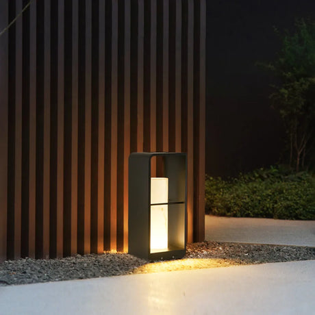Utomhus Golvlampa Metall Solenergi LED Ljus Carvallo