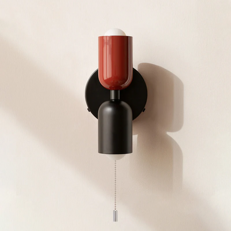 Vägglampa Modern Dubbel Glas Sconce Armatur Carvallo