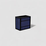 Carvallo Solar Utomhusvägglampa med rörelsesensor | Väderbeständig & Energibesparande | Varmvit | Kompakt Format Carvallo