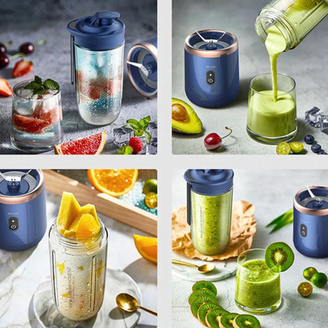 Uppladdningsbar bärbar mixerkopp — Resesmoothiemaskin och iskrossande shaker MILA Sverige