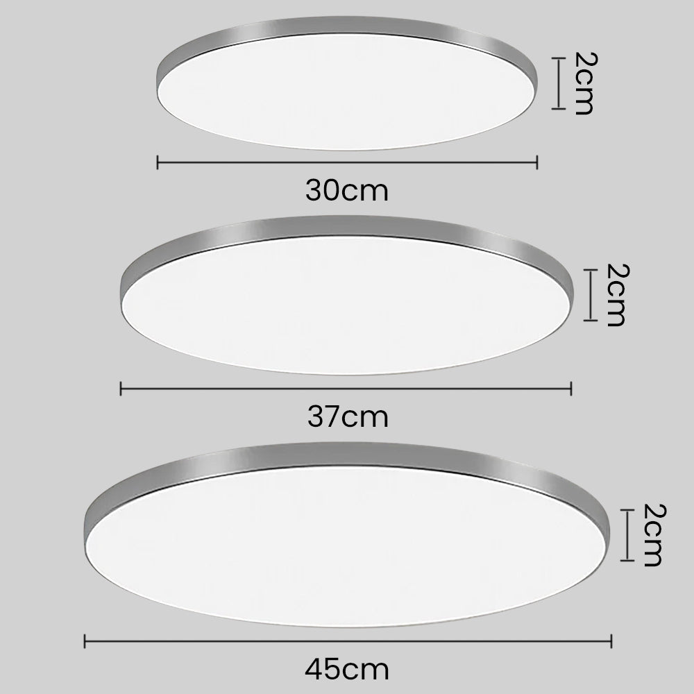 Minimalism Rund LED Taklampa Carvallo