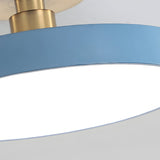Modern Koncis Cirkulär LED Semi Flush Mount Taklampa 50cm Carvallo