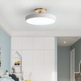 Modern Koncis Cirkulär LED Semi Flush Mount Taklampa 50cm Carvallo