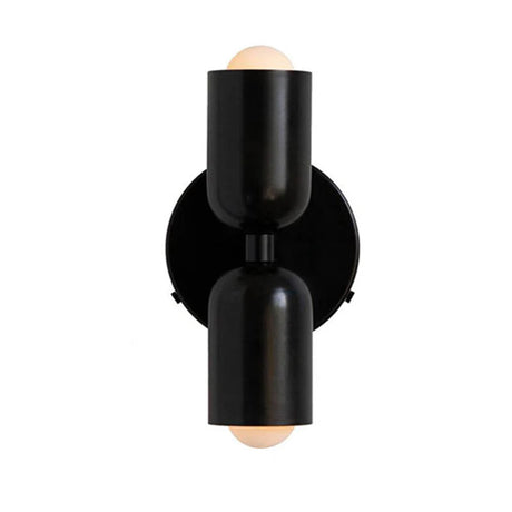 Modern Korts Dubbelhuvud Vintage Nyttorums Vägglampa Fixture Carvallo