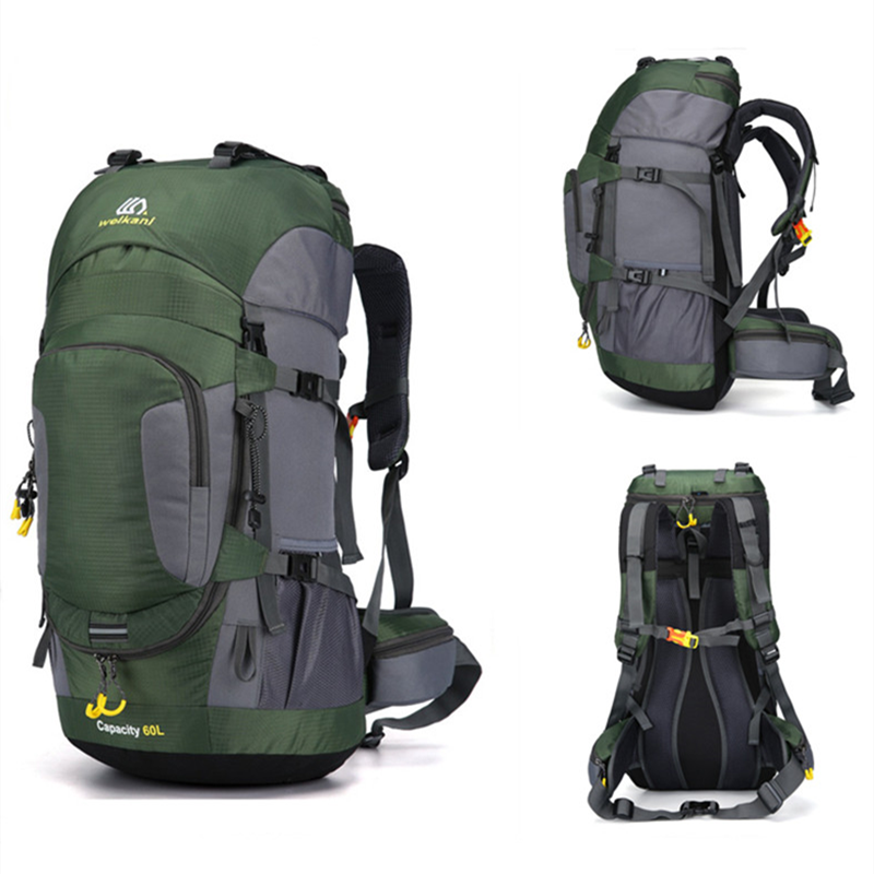 Carvallo Rucksack DryHike 60L | Vattentät & Robust | Ergonomiskt bärsystem | För vandring & camping Carvallo