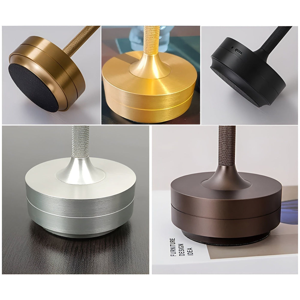 CandleBreeze Lampa - Trådlös uppladdningsbar bordslampa - Hem- och utomhuscampinglampa Carvallo