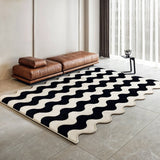 Modern bicolor golftapet Carvallo