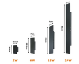 LED Vattentät Vägglist Lampa Carvallo