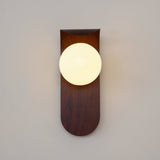 AuraWood Light – Retro trä-akrylglas LED vägglampa Carvallo